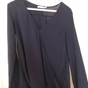 Lush navy blouse